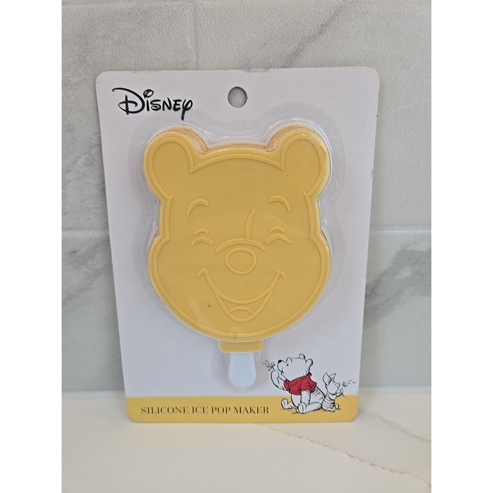 Disney Winnie the Pooh Ice Pop Maker Silicone Mold Yellow Popsicle